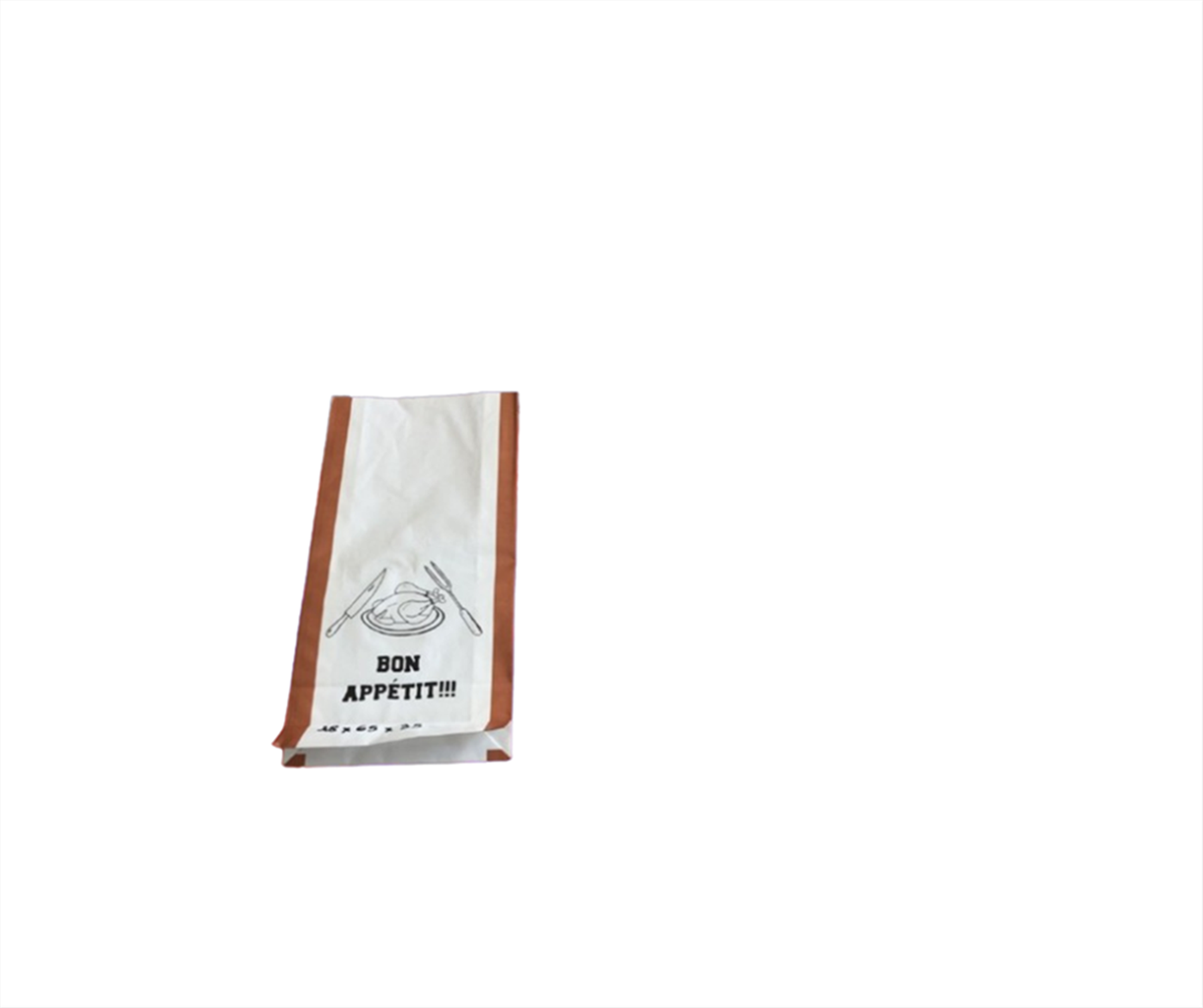 SAC POULET  18X6.5X35 .70G.(cts de 500)