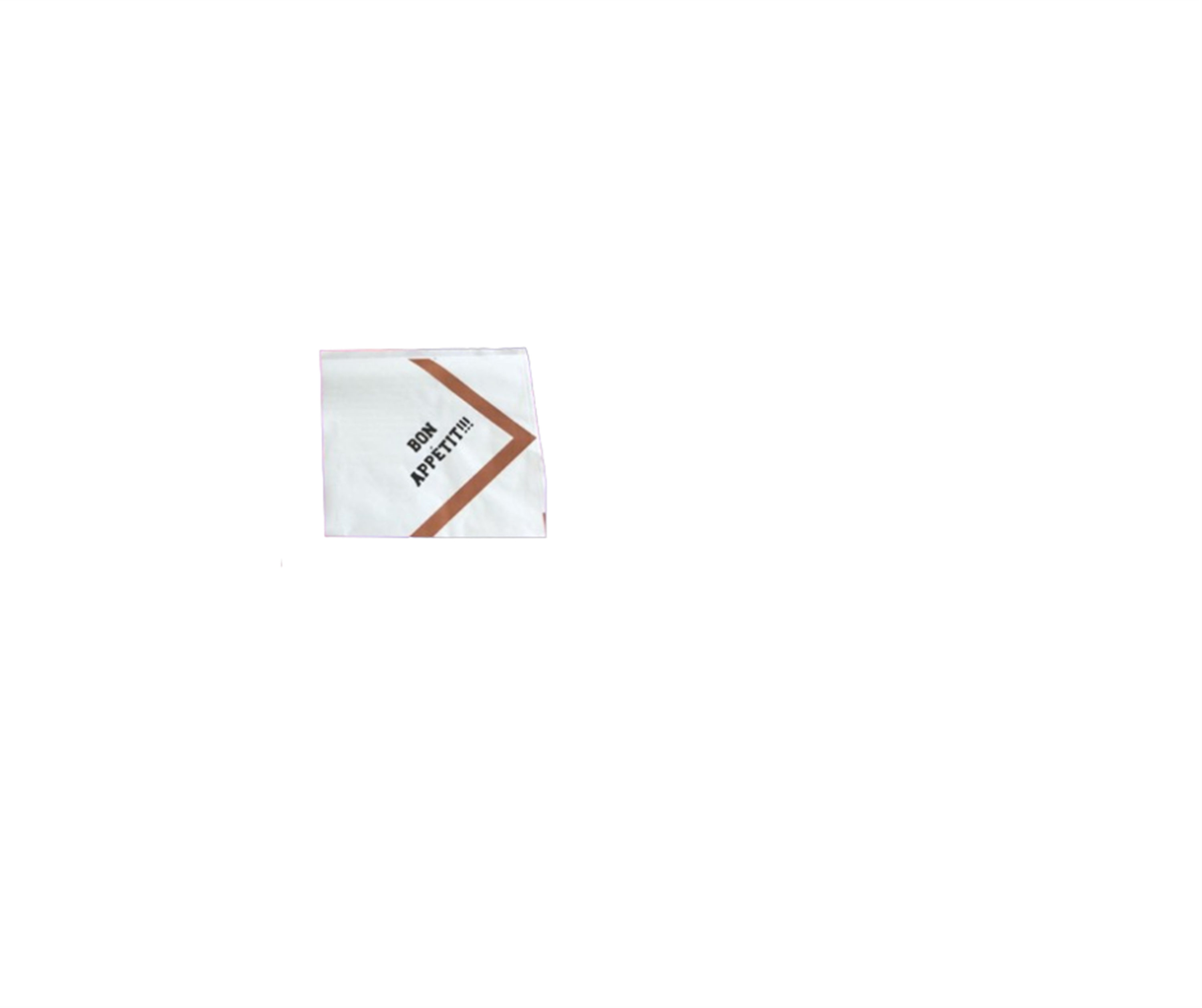 SAC HAMBURGER 20X21.5 BLANC ( cts de 1000)