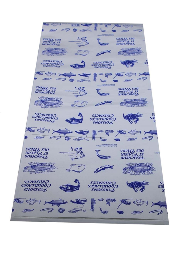 POCH. BI PE POISSONNERIE A FERMETURE ADHESIVE x250