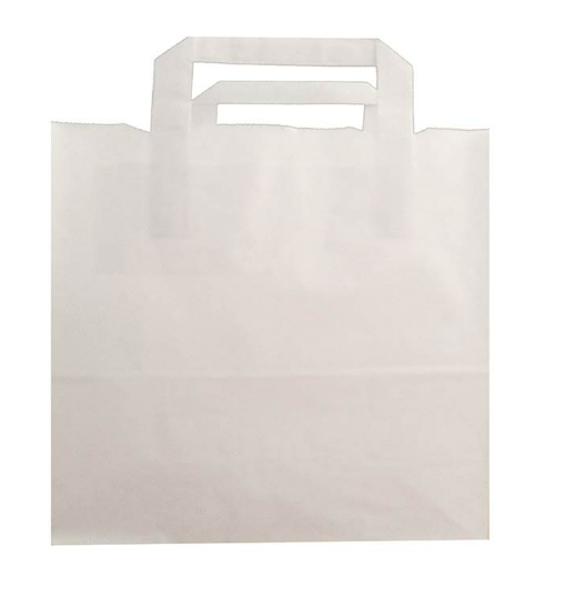 SAC KRAFT BLANC 75g  26X20X26 /250