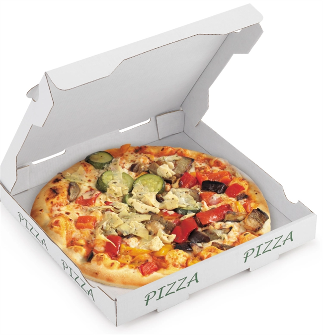 BOITE PIZZA OLIVE 33X33X3.5 /100 - 638507