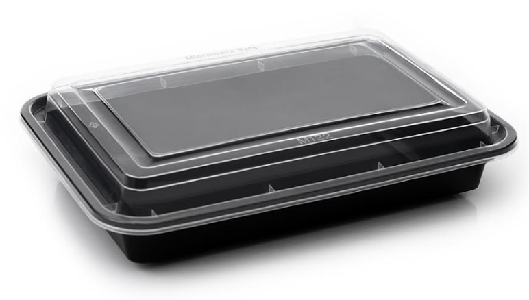BOITE RECT PP 32OZ (900 ml )BLACK X150 (CTS  )