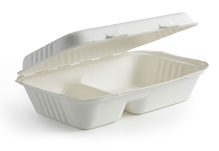 BAGASSE BARQ 780ML 2COMP cts  de 250