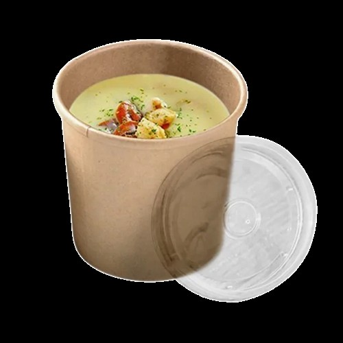GOBELET 12OZ +COUVERCLE PLASTIC X500