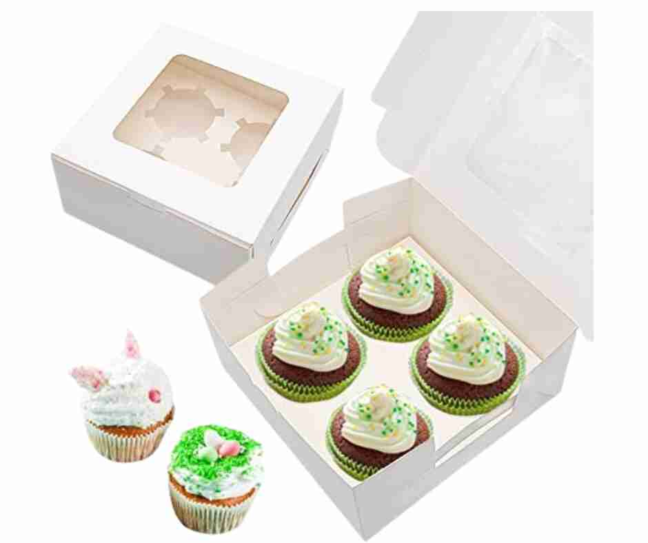 BOITE CUP CAKE 160X160X50 N°4 ( 1 PQT DE 50 )