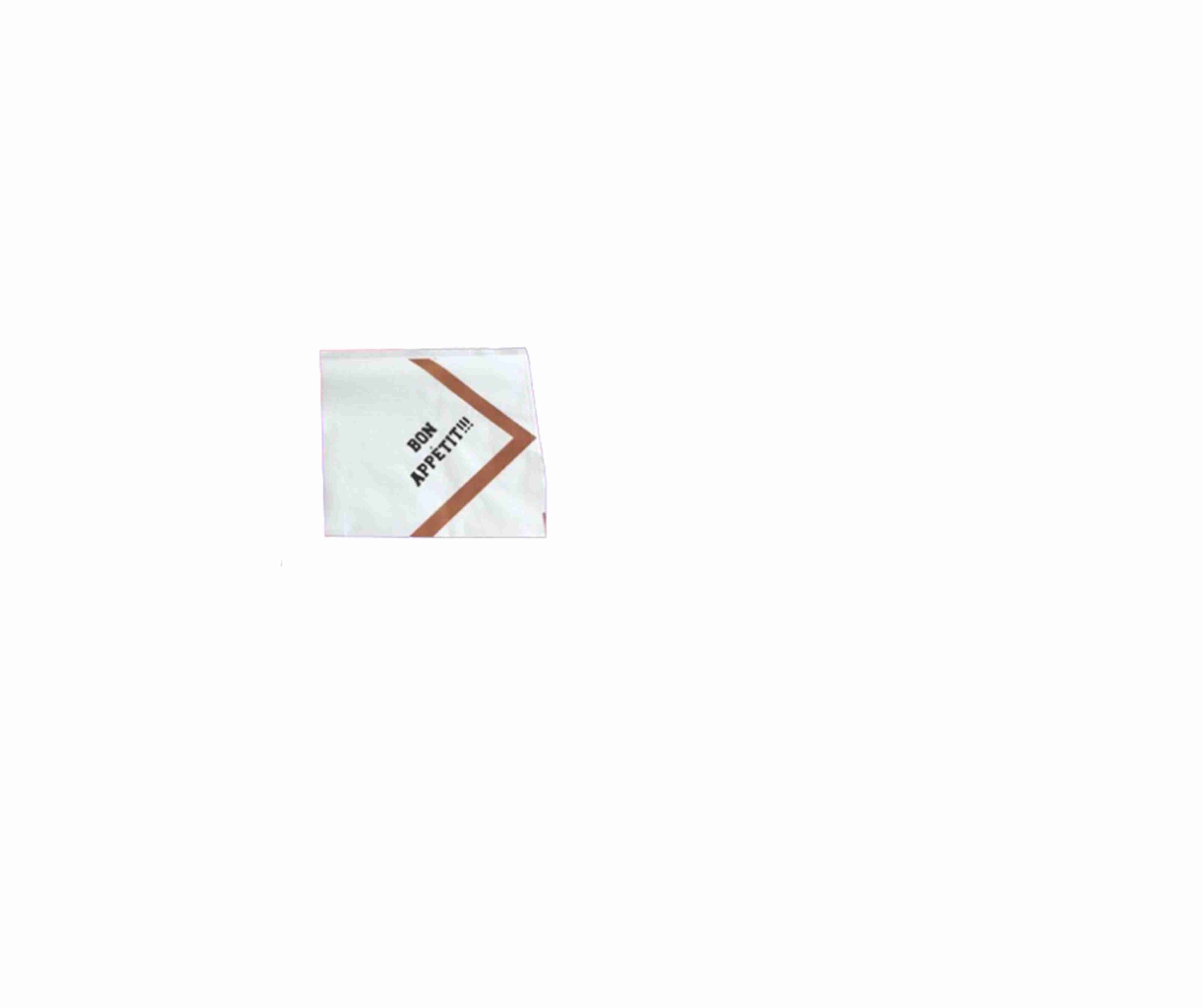 SAC HAMBURGER 20X21.5 BL. (CT de 4000)