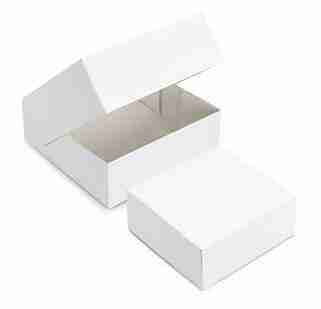 BOITE PATISSIERE 29X29X8 PQT 25 SS. F. 300G