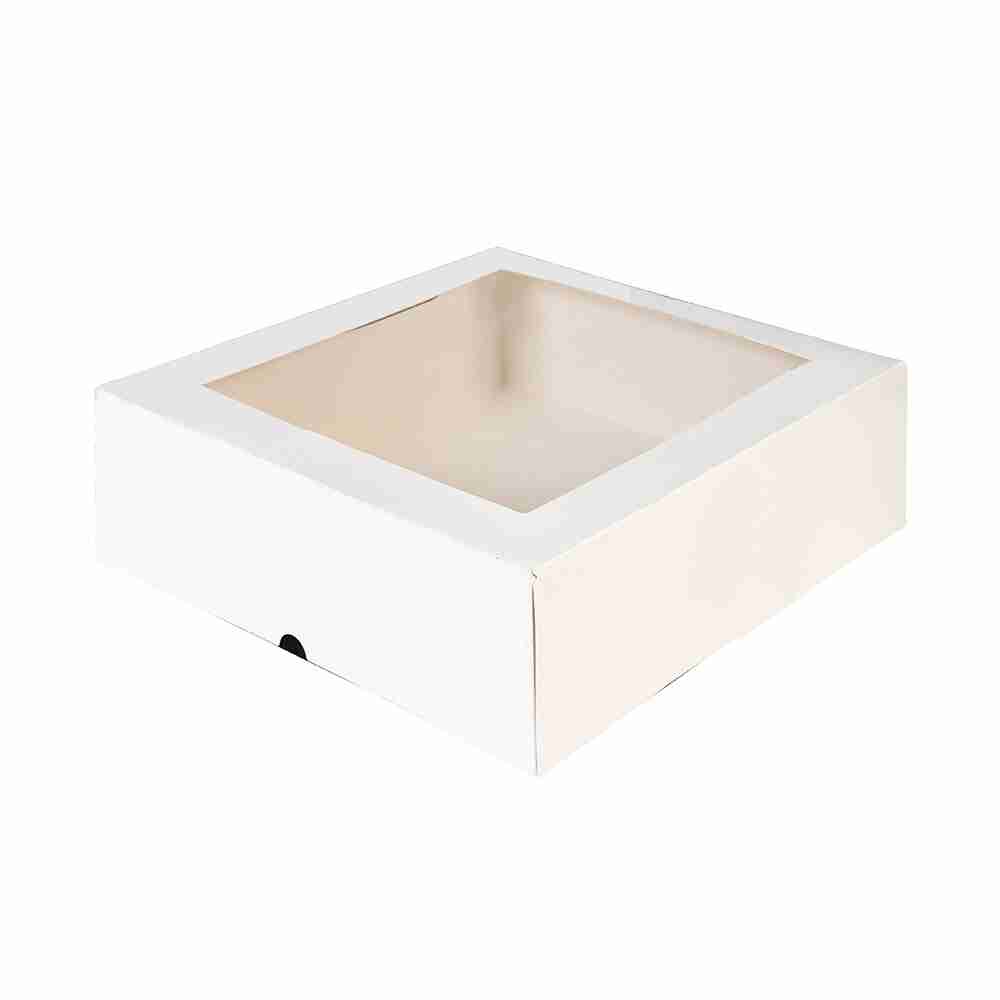BOITE PATISSIERE 32X32X8 PQT 25 AVC F. 300G