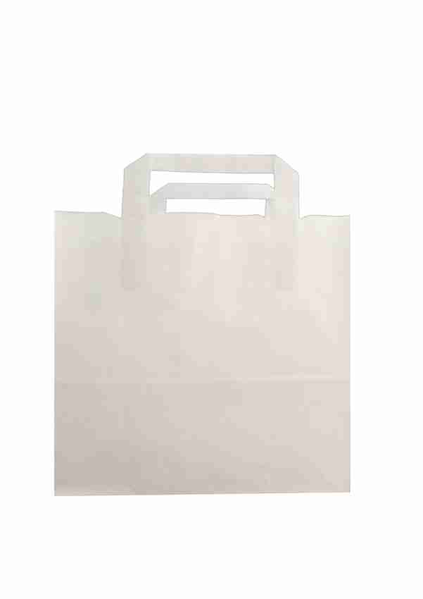 SAC KRAFT BLANC 75g 26X14X32 /250