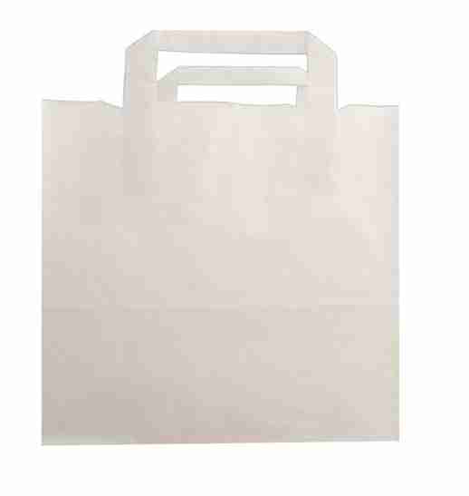SAC KRAFT BLANC 75g  26X20X26 /250