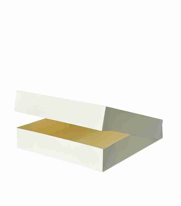 BOITE PATISSIERE 42X32X5 PQT 25 SS F. 300G