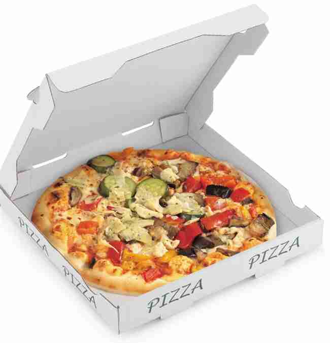 BOITE PIZZA OLIVE 33X33X3.5 /100 - 638507