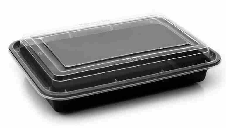 BOITE RECT PP 32OZ (900 ml )BLACK X150 (CTS  )