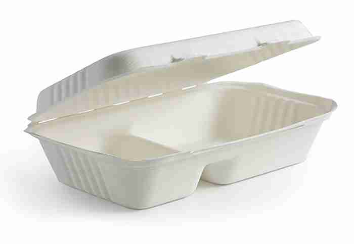 BAGASSE BARQ 780ML 2COMP cts  de 250